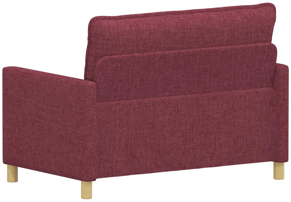 Sofa Vyno raudona 126 x 81 x 87,5 cm Audinys