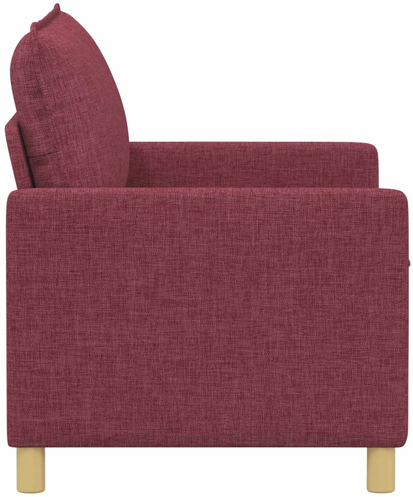 Sofa Vyno raudona 126 x 81 x 87,5 cm Audinys