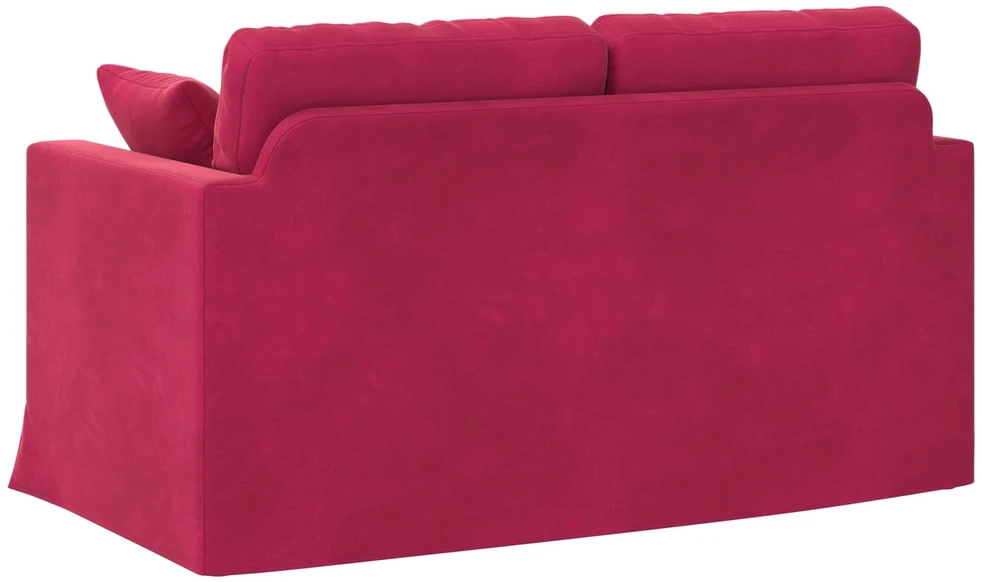 Sofa Vyno raudona 138 x 78 x 80 cm Aksomas