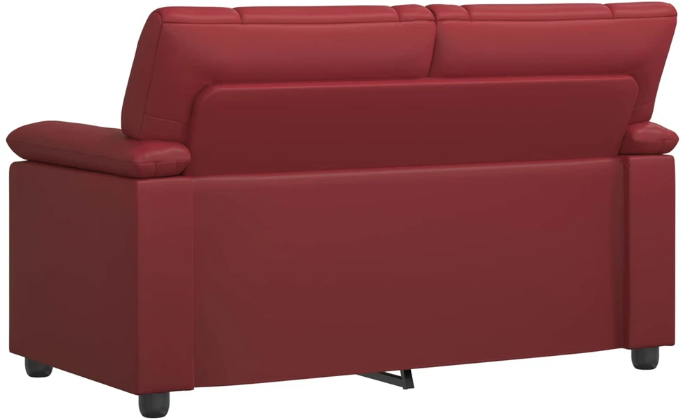 Sofa Vyno raudona 151 x 85 x 93 cm Dirbtinė oda