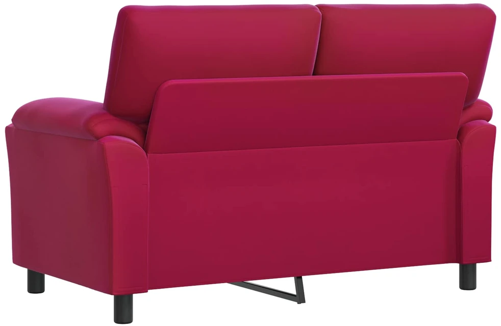 Sofa Vyno raudona 154 x 85 x 93 cm Aksomas