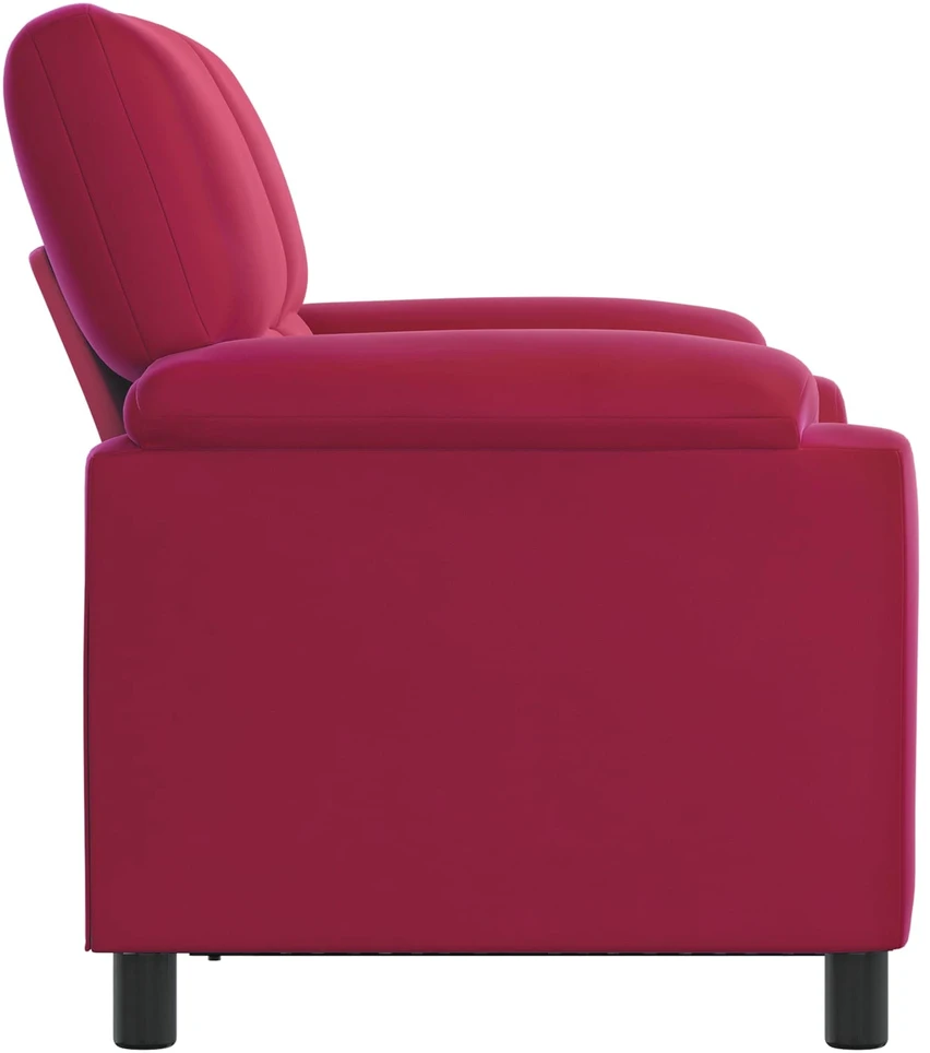Sofa Vyno raudona 154 x 85 x 93 cm Aksomas