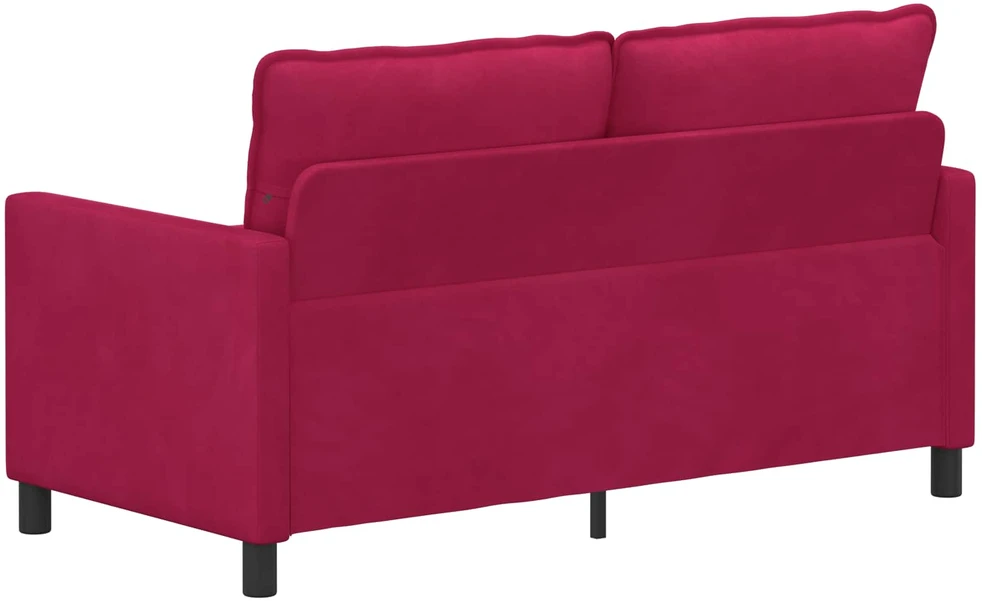 Sofa Vyno raudona 156 x 81 x 87,5 cm Aksomas