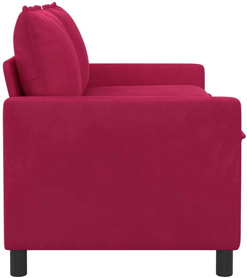 Sofa Vyno raudona 156 x 81 x 87,5 cm Aksomas