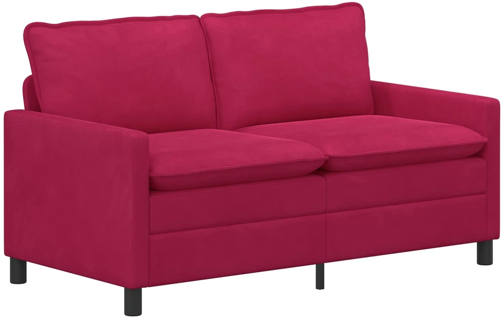Sofa Vyno raudona 156 x 81 x 87,5 cm Aksomas