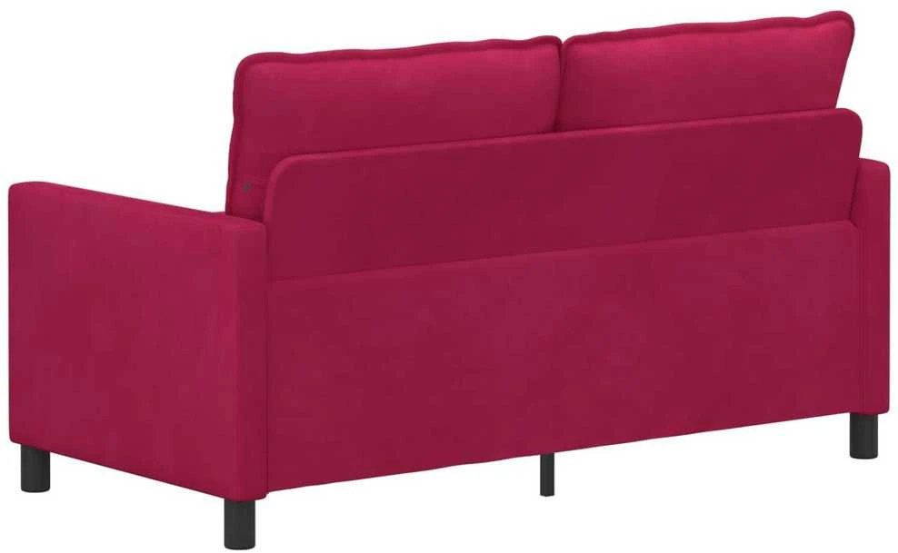 Sofa Vyno raudona 156 x 81 x 87,5 cm Aksomas
