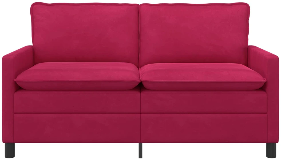 Sofa Vyno raudona 156 x 81 x 87,5 cm Aksomas