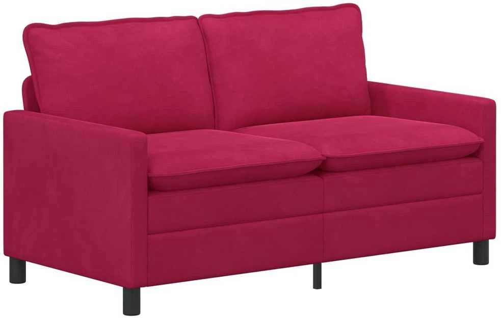 Sofa Vyno raudona 156 x 81 x 87,5 cm Aksomas