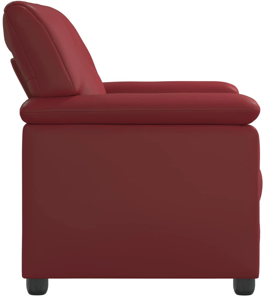 Sofa Vyno raudona 171 x 85 x 93 cm Dirbtinė oda