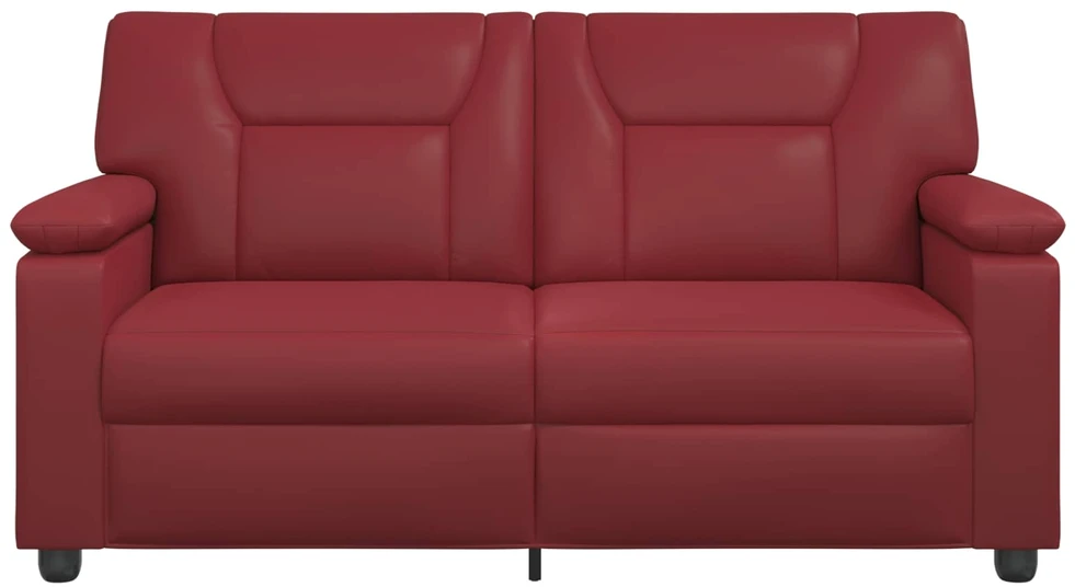 Sofa Vyno raudona 171 x 85 x 93 cm Dirbtinė oda