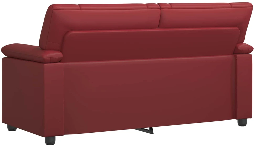 Sofa Vyno raudona 171 x 85 x 93 cm Dirbtinė oda