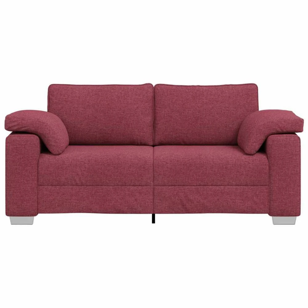 Dvivietė sofa Vyno raudona 180 cm audinys
