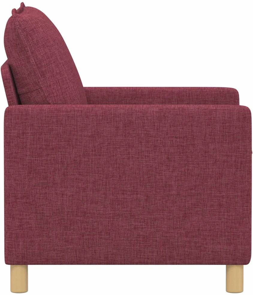 Sofa Vyno raudona 76 x 81 x 87,5 cm Audinys