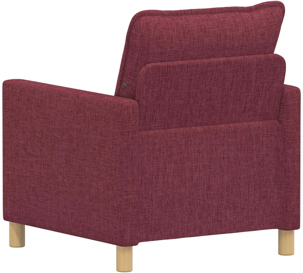 Sofa Vyno raudona 76 x 81 x 87,5 cm Audinys