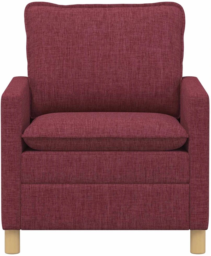 Sofa Vyno raudona 76 x 81 x 87,5 cm Audinys