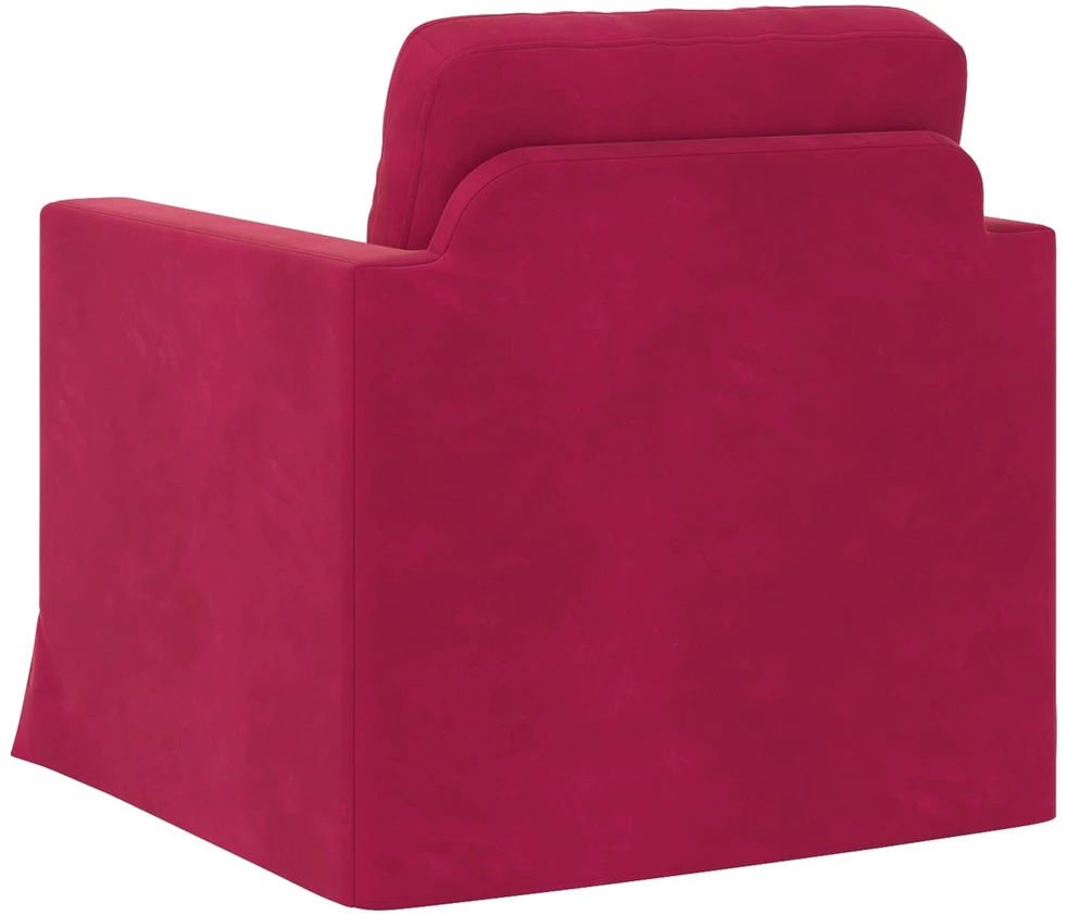 Sofa Vyno raudona 78 x 78 x 80 cm Aksomas