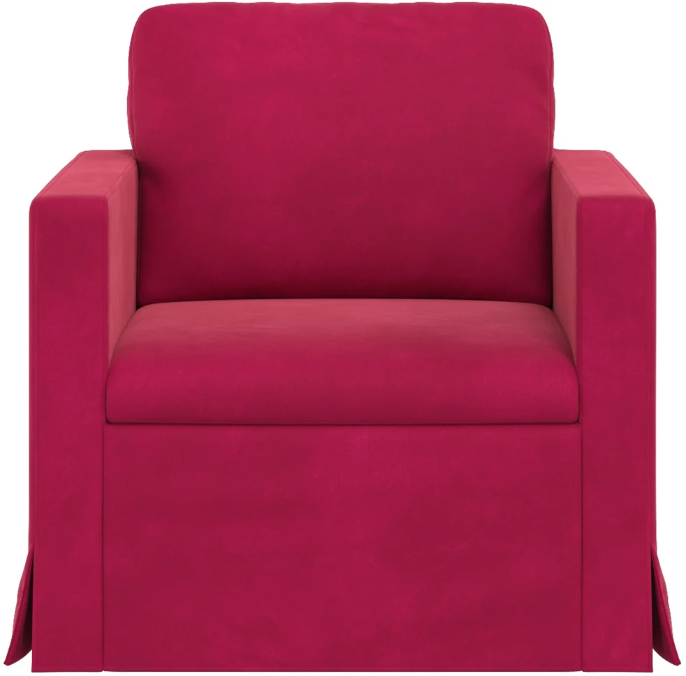 Sofa Vyno raudona 78 x 78 x 80 cm Aksomas