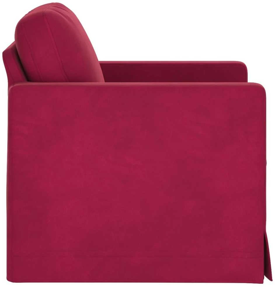 Sofa Vyno raudona 78 x 78 x 80 cm Aksomas