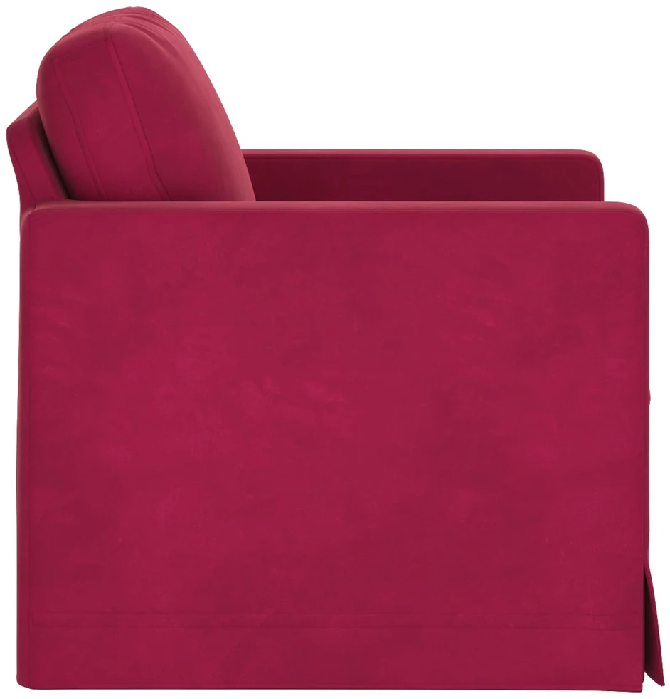 Sofa Vyno raudona 78 x 78 x 80 cm Aksomas