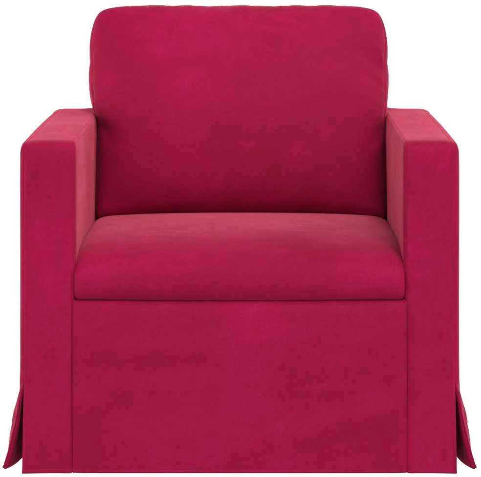 Sofa Vyno raudona 78 x 78 x 80 cm Aksomas