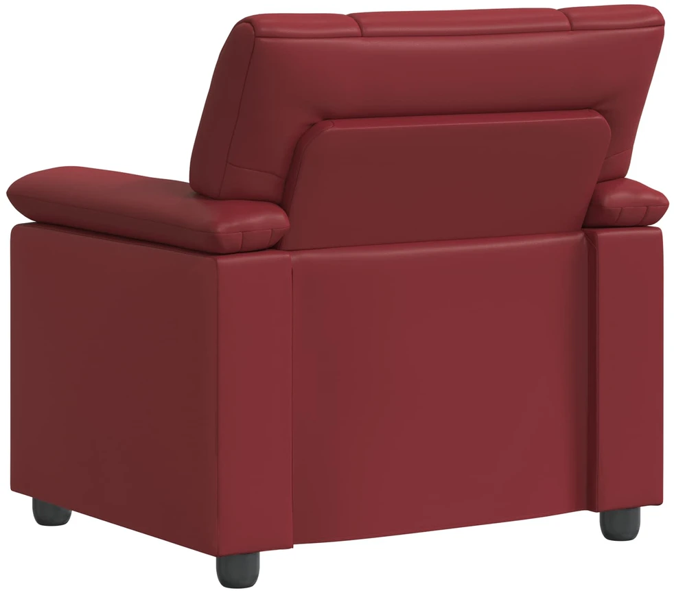 Sofa Vyno raudona 91 x 85 x 93 cm Dirbtinė oda