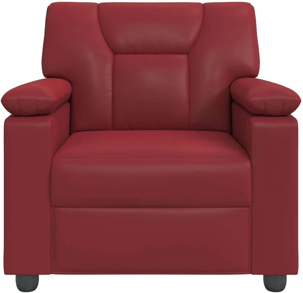 Sofa Vyno raudona 91 x 85 x 93 cm Dirbtinė oda