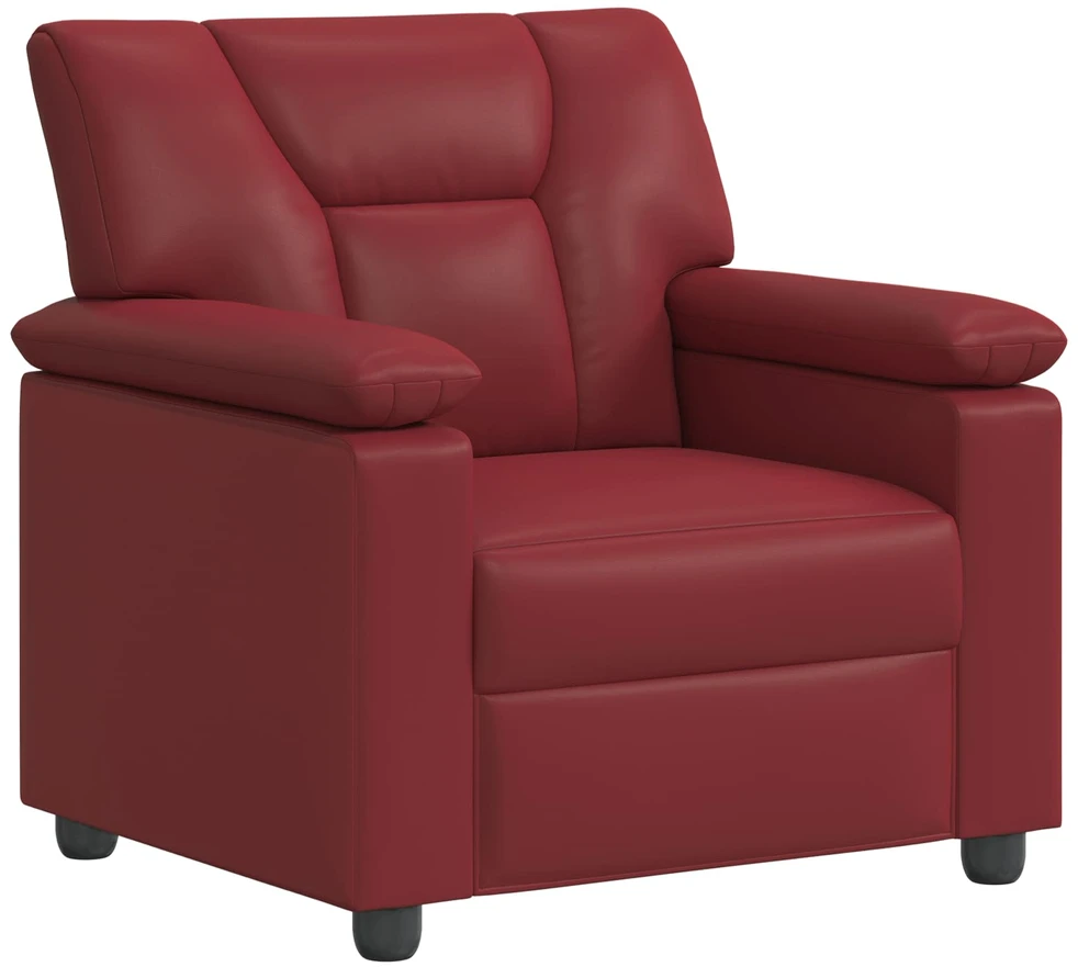 Sofa Vyno raudona 91 x 85 x 93 cm Dirbtinė oda
