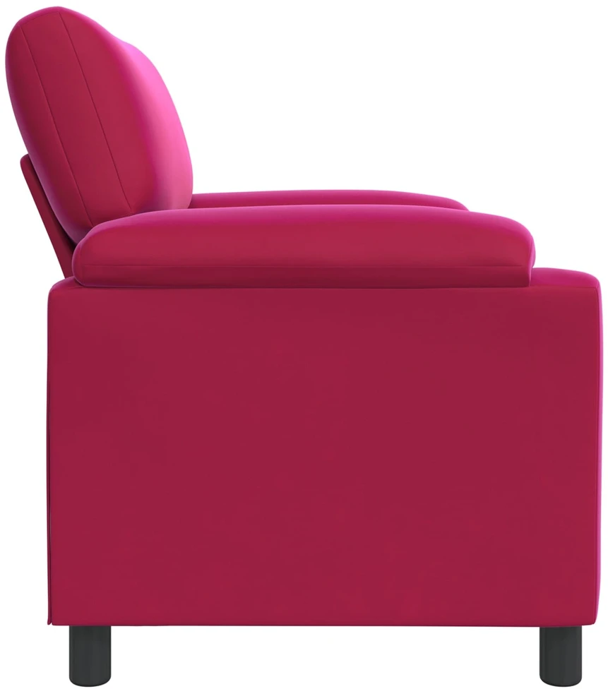 Sofa Vyno raudona 94 x 85 x 93 cm Aksomas