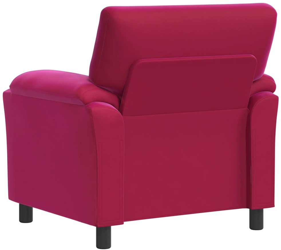 Sofa Vyno raudona 94 x 85 x 93 cm Aksomas