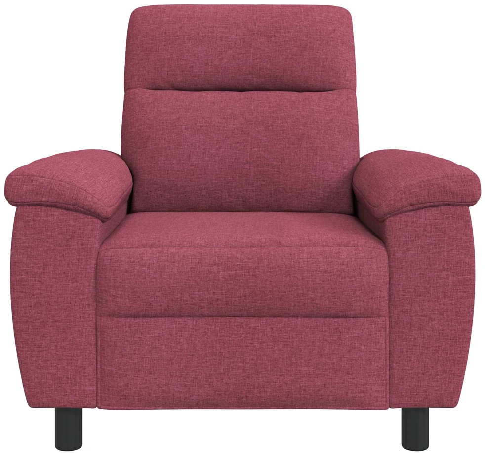 Sofa Vyno raudona 95 x 90 x 95 cm Audinys