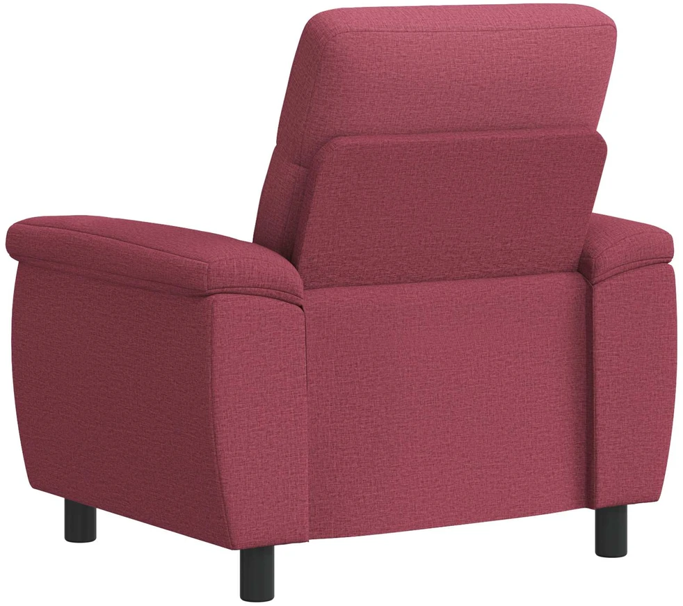 Sofa Vyno raudona 95 x 90 x 95 cm Audinys
