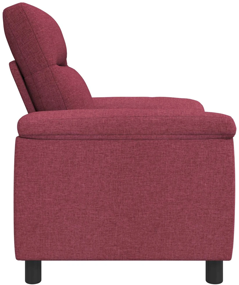 Sofa Vyno raudona 95 x 90 x 95 cm Audinys