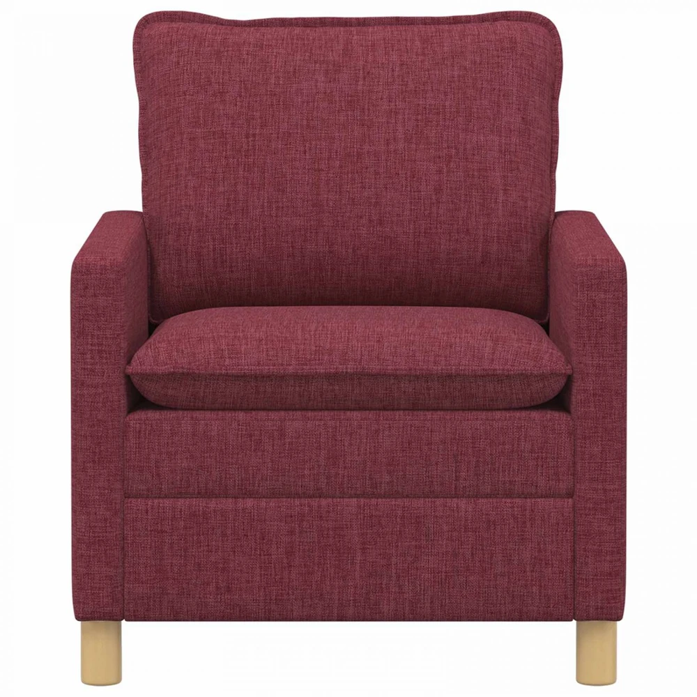 Sofa Vyno raudona 76 x 81 x 87,5 cm Audinys