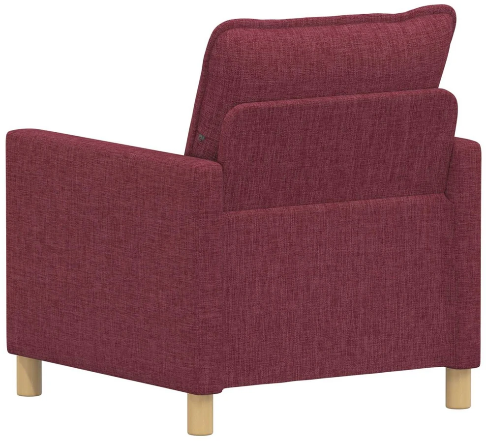 Sofa Vyno raudona 76 x 81 x 87,5 cm Audinys