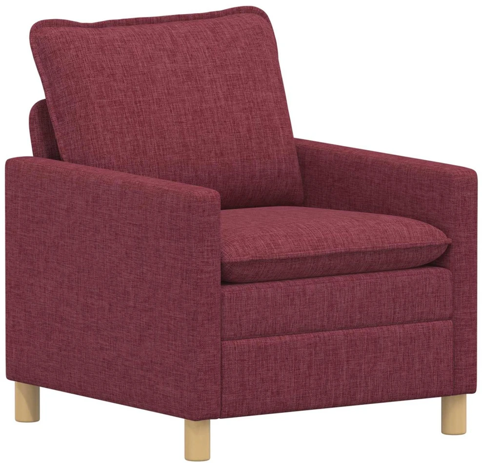 Sofa Vyno raudona 76 x 81 x 87,5 cm Audinys