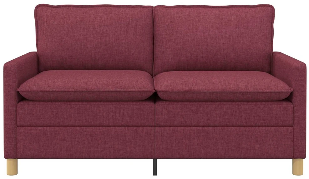 Sofa Vyno raudona 156 x 81 x 87,5 cm Audinys