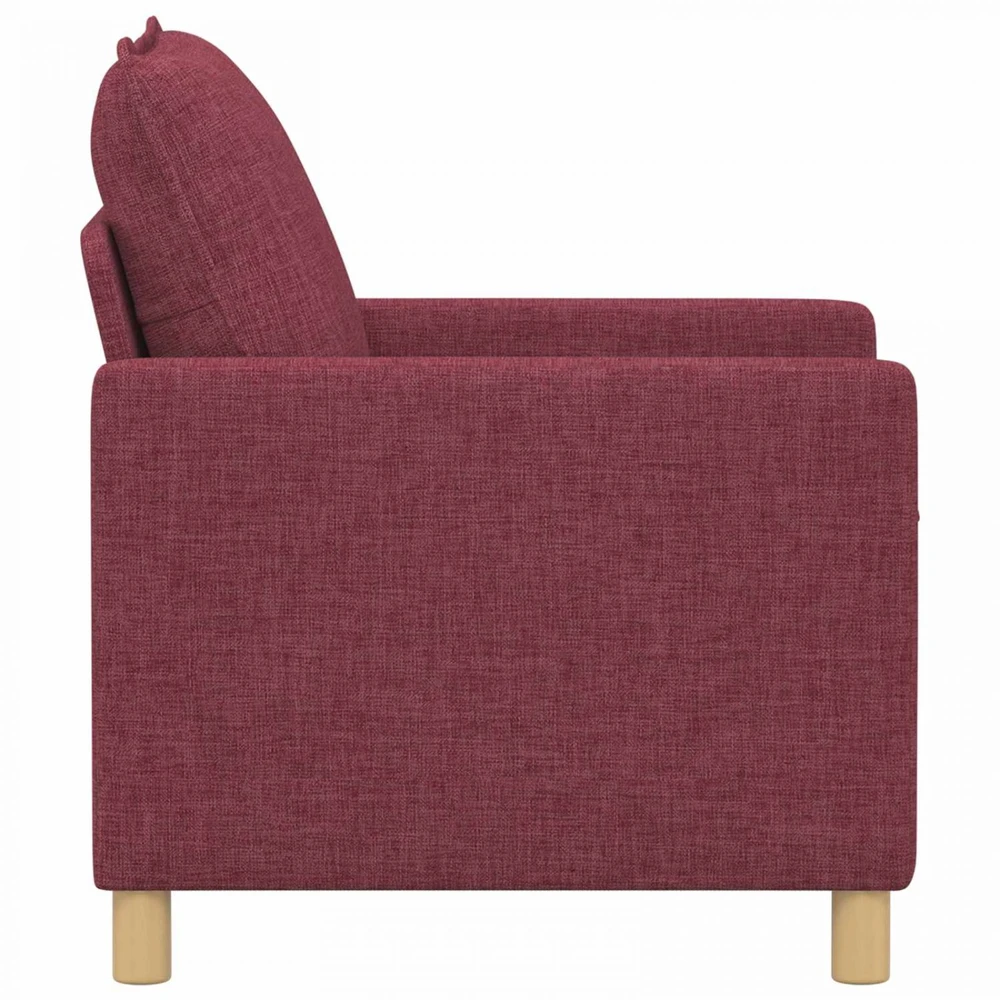 Sofa Vyno raudona 76 x 81 x 87,5 cm Audinys