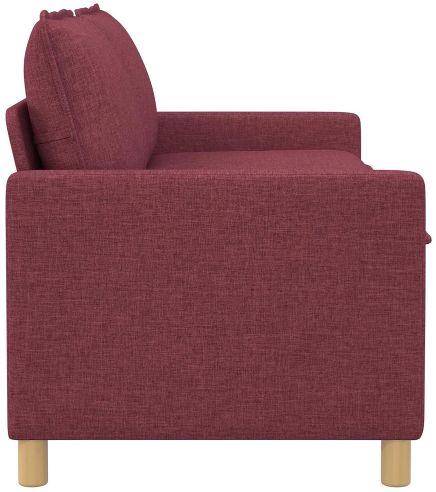 Sofa Vyno raudona 156 x 81 x 87,5 cm Audinys