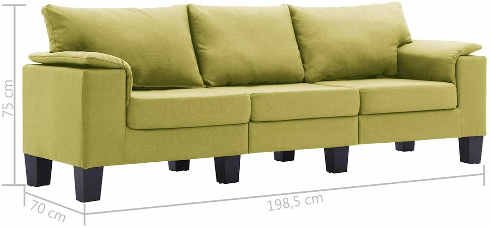 Sofa Žalia audinys