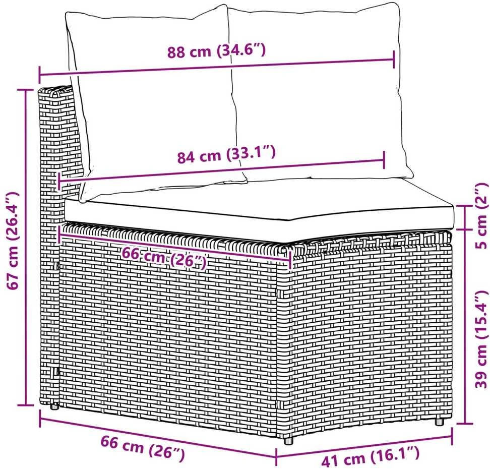 Sofa Sofos komplektas 2 vnt. Pilka