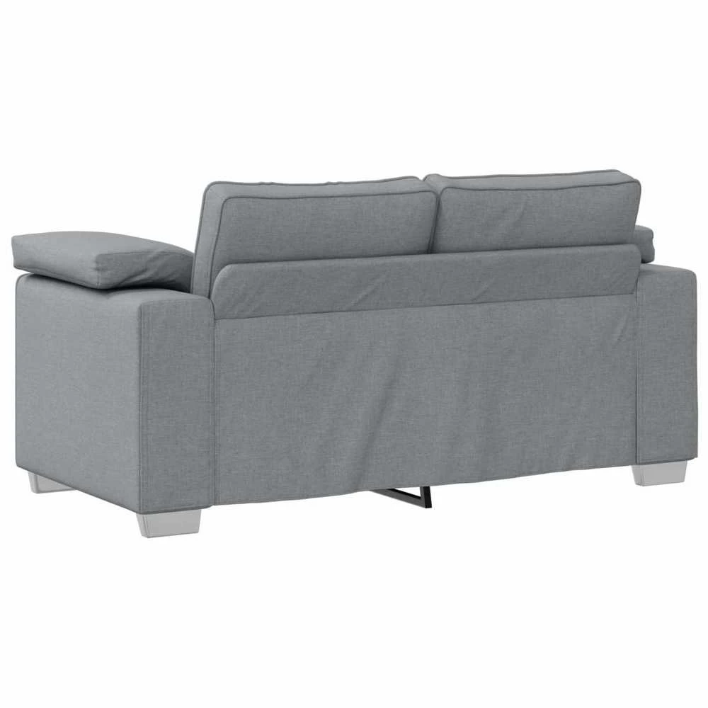 Sofa 2 vnt. Šviesiai pilka audinys