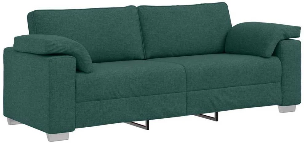 Sofa 2 vnt. Tamsiai žalia audinys