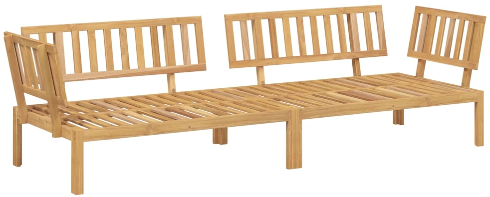 Sofa Sofos komplektas 2 vnt. Antracitas Kietos akacijos mediena