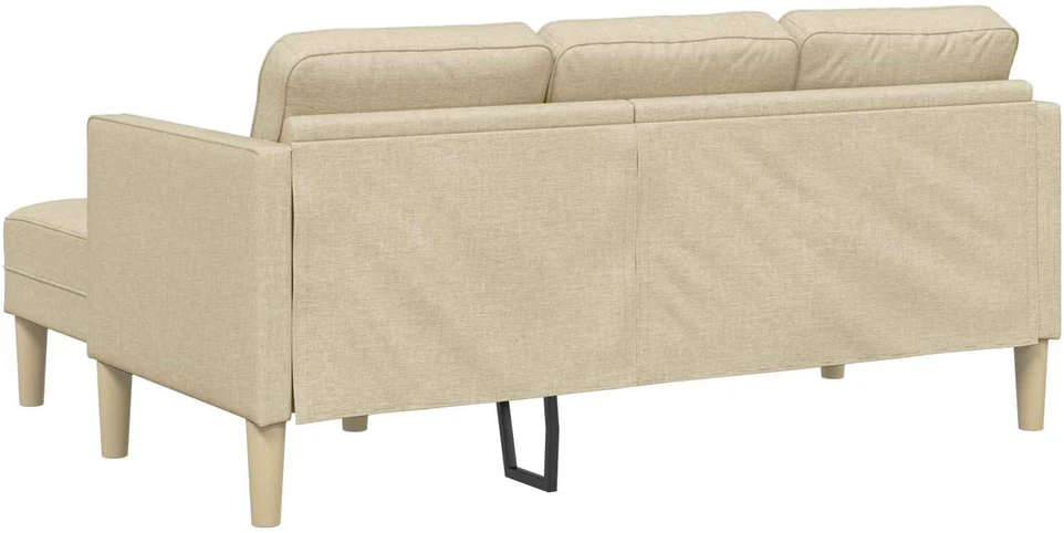 Sofa Sofos komplektas 2 vnt. Kreminė Poliesteris