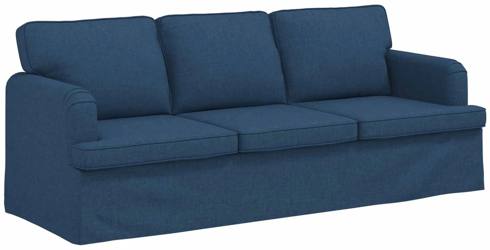 Sofa Sofos komplektas 2 vnt. Mėlyna audinys