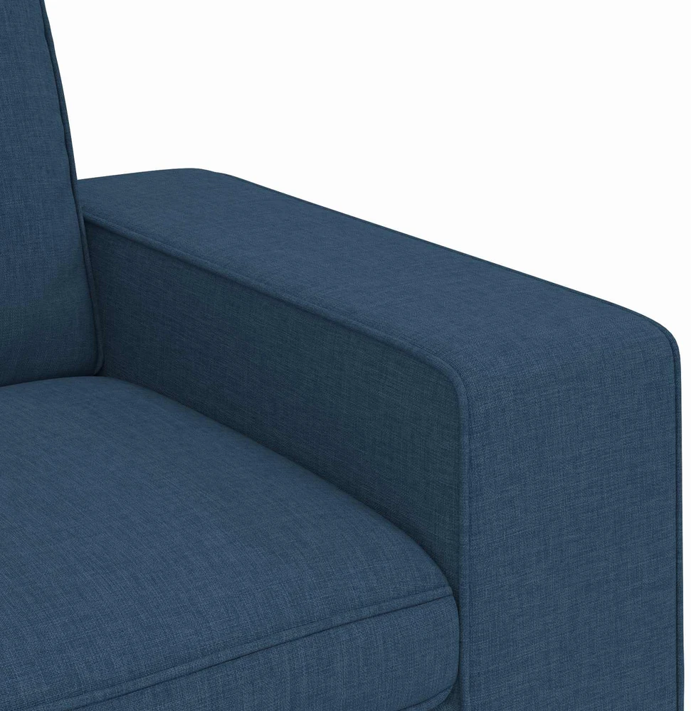 Sofa Sofos komplektas 2 vnt. Mėlyna audinys
