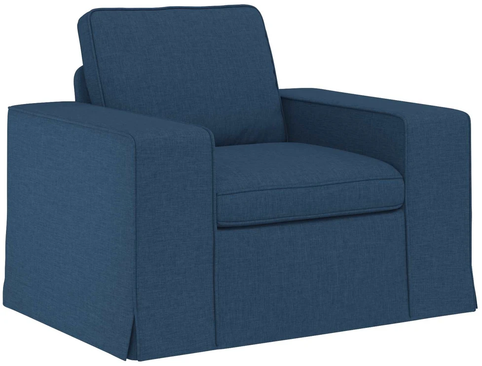 Sofa Sofos komplektas 2 vnt. Mėlyna audinys