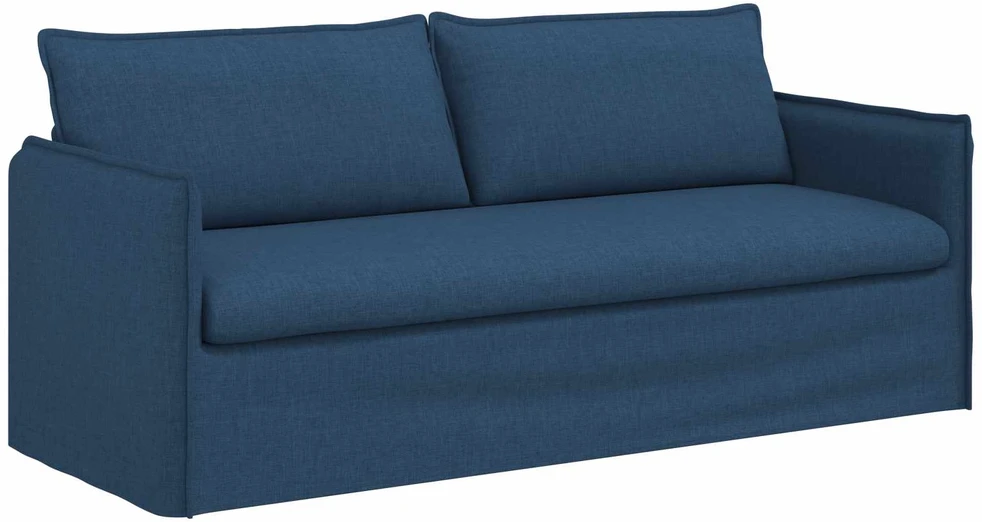 Sofa Sofos komplektas 2 vnt. Mėlyna Audinys