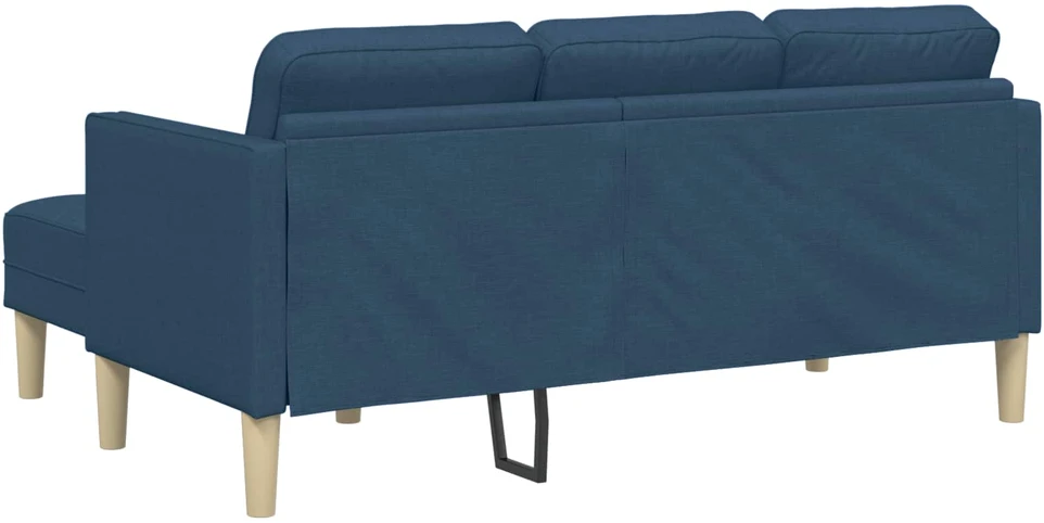 Sofa Sofos komplektas 2 vnt. Mėlyna Poliesteris