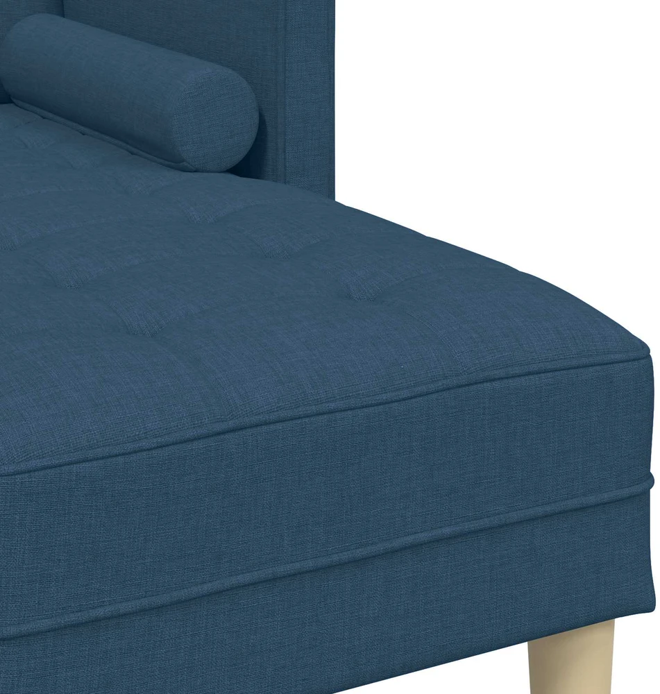 Sofa Sofos komplektas 2 vnt. Mėlyna Poliesteris